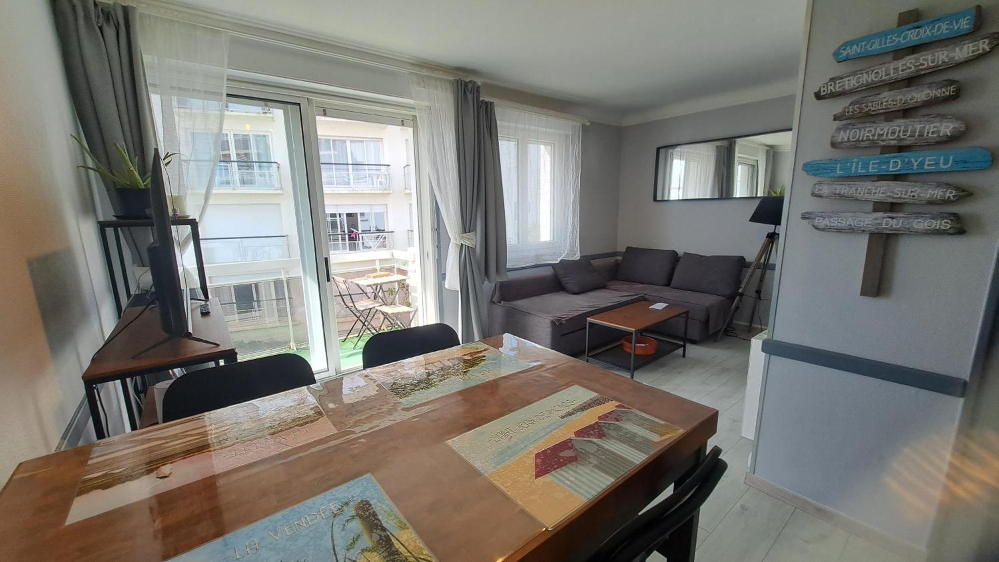 Couchant Radieux Appartement 2 Pieces 4 Personnes Vue Mer Saint-Jean-de-Monts Exterior photo